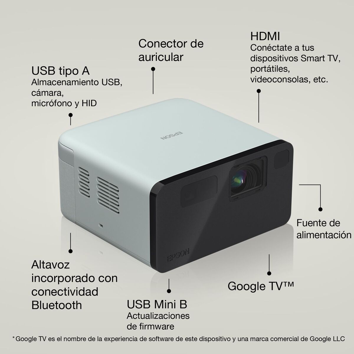 Obrazek Projector Epson V11HB35340 Full HD LCD 1920 x 1080 px