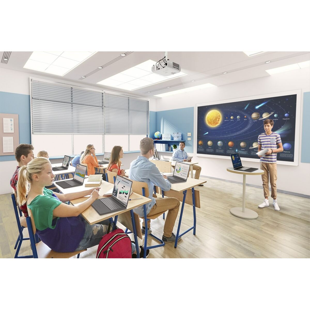 Obrazek Projector Epson EB-W53 ANSI 3200 4000 Lm 1280 x 800 px