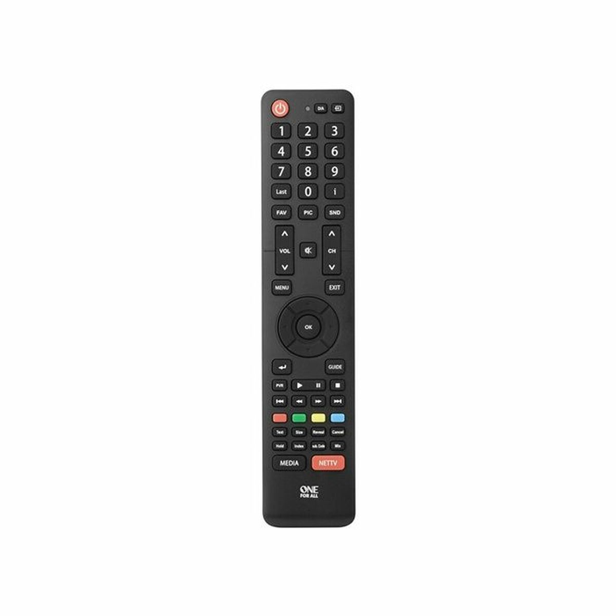 Afbeeldingen van Hisense Universal Remote Control One For All Black