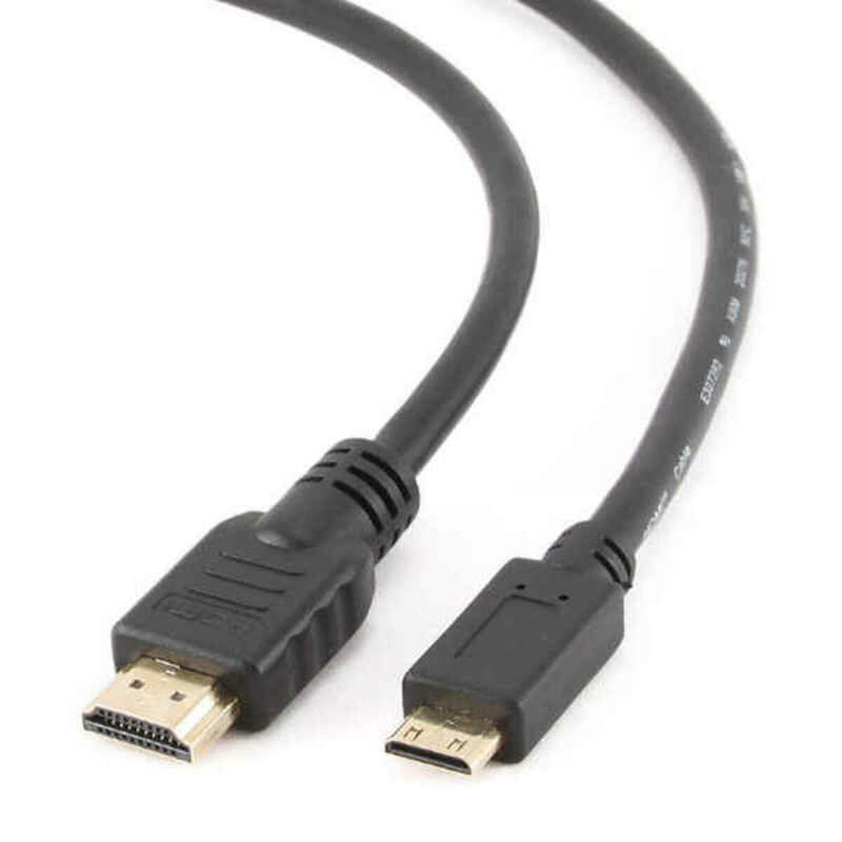 Afbeeldingen van HDMI to Mini HDMI Cable GEMBIRD 4K Ultra HD Black