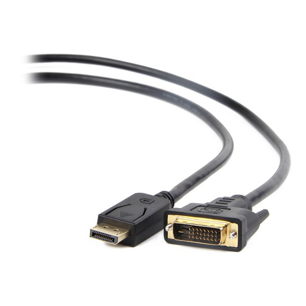Adaptador DisplayPort a DVI GEMBIRD CC-DPM-DVIM-6 1080 px (1,8 m) Negro