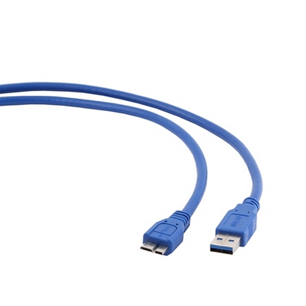 Cable USB 3.0 A a Micro USB B GEMBIRD CCP-mUSB3-AMBM-0.5M (0,5 m) Azul