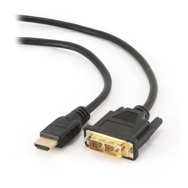 Cable HDMI a DVI GEMBIRD CC-HDMI-DVI-0.5M (0,5 m) Negro