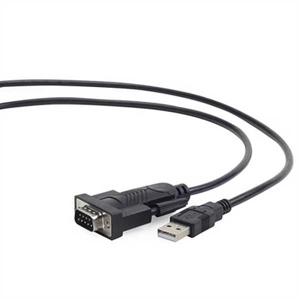 Adaptador USB a RS232 GEMBIRD UAS-DB9M-02 (1,5 m) Negro