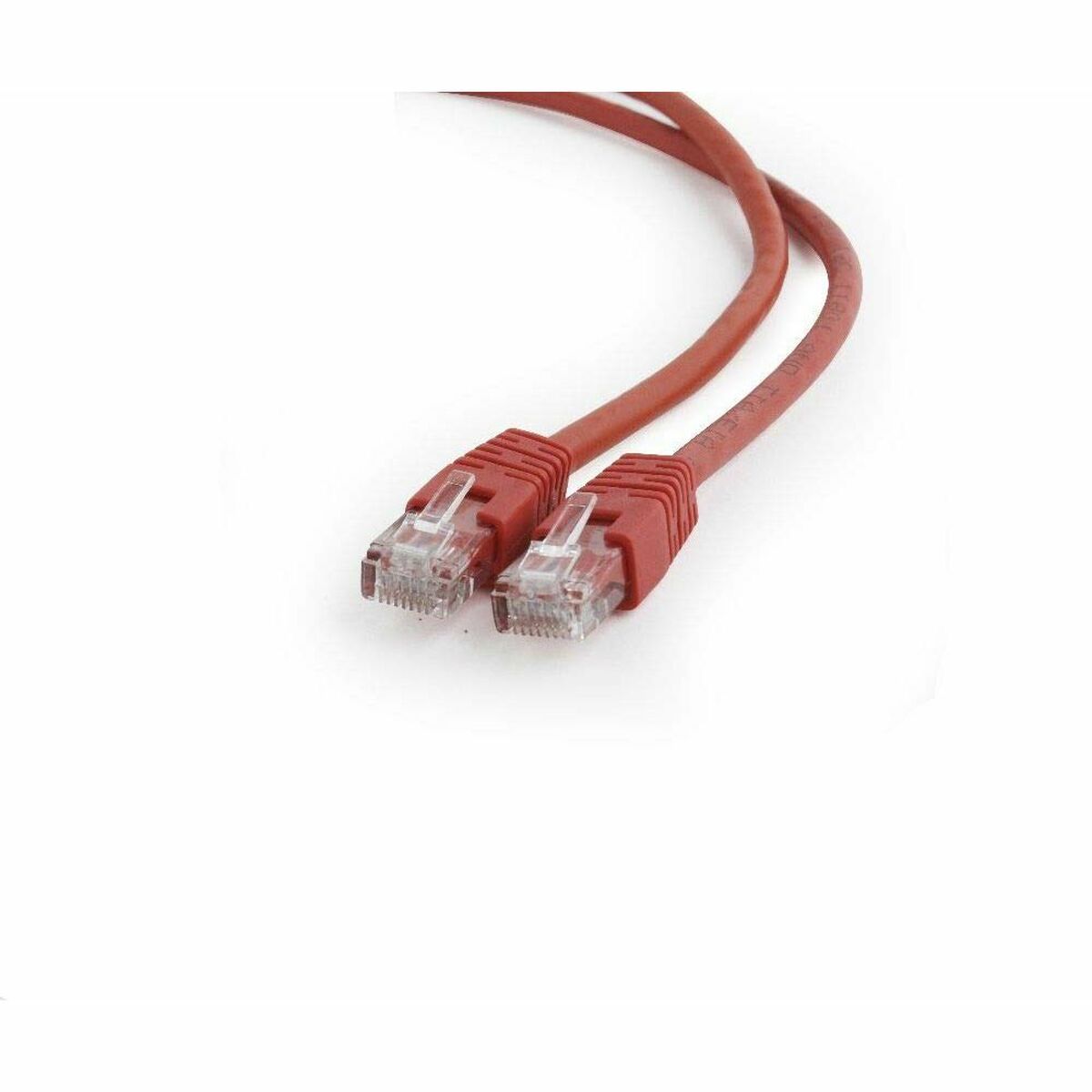 Câble Réseau Rigide UTP 6ème Catégorie GEMBIRD PP6U-0.25M/R Rouge 25 cm