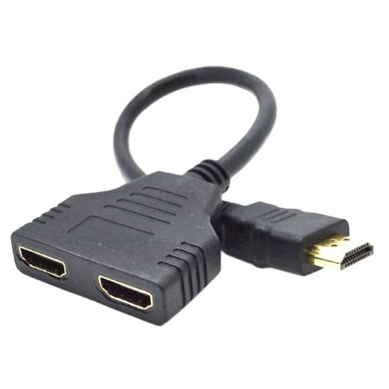 Adaptador HDMI a Doble HDMI GEMBIRD DSP-2PH4-04 Negro