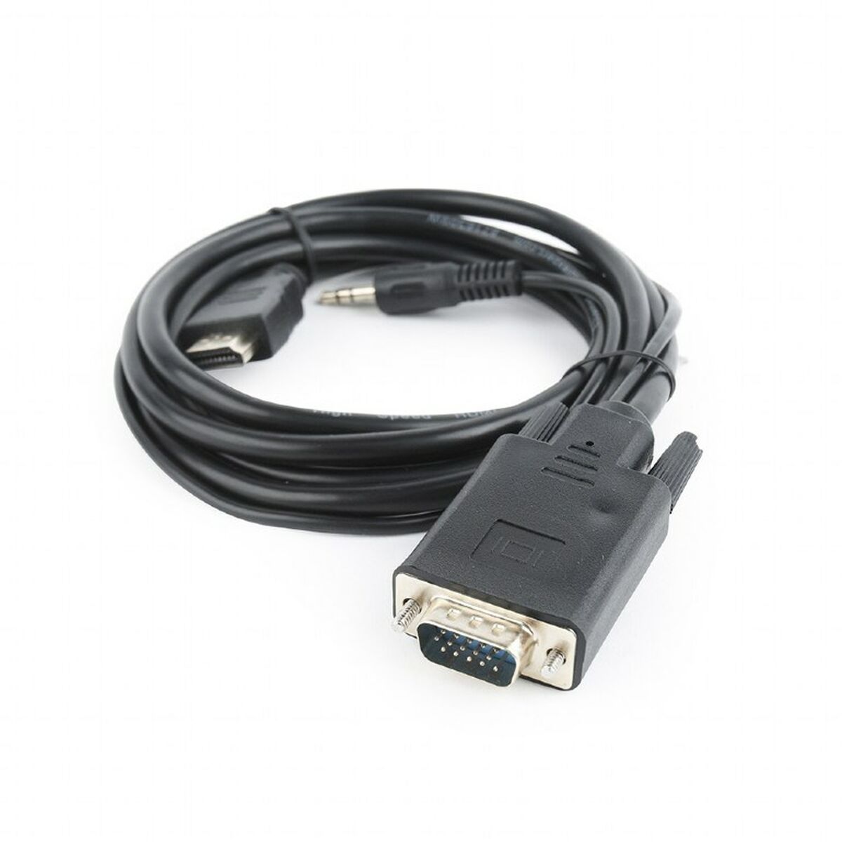 Afbeeldingen van HDMI to VGA Adapter GEMBIRD CC-DP-HDMI-5M Black 5 m