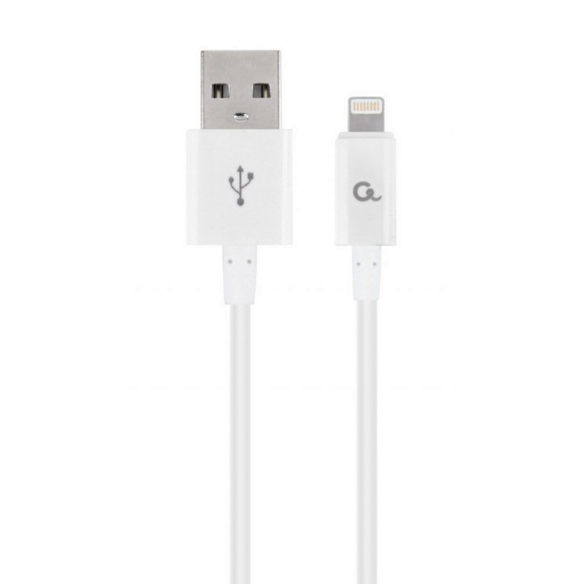 Câble USB GEMBIRD CC-USB2P-AMLM-1M-W Blanc 1 m