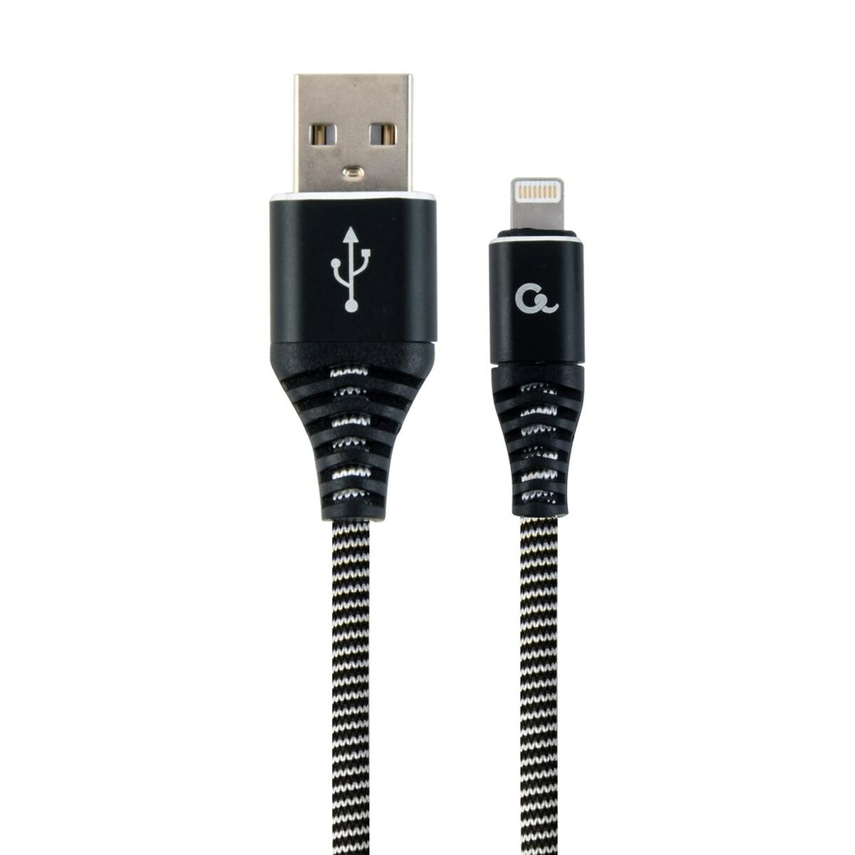 Câble Lightning GEMBIRD CC-USB2B-AMLM-2M-BW 2 m