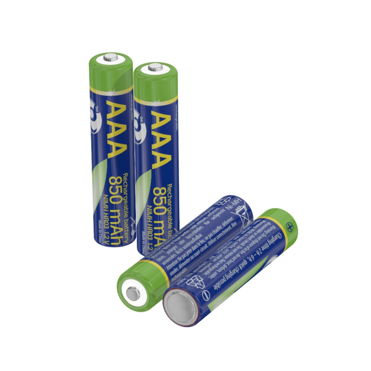 Afbeeldingen van Batteries GEMBIRD EG-BA-AAA8R4-01 1,2 V AAA