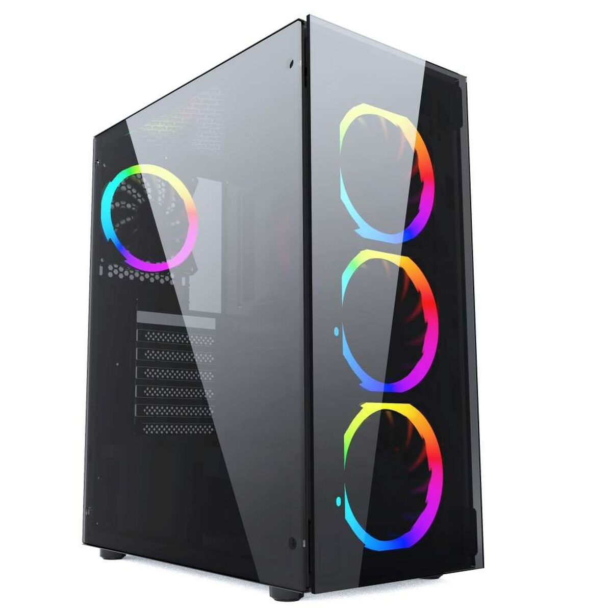Afbeeldingen van ATX Semi-tower Box GEMBIRD CCC-FC-1500RGB Black