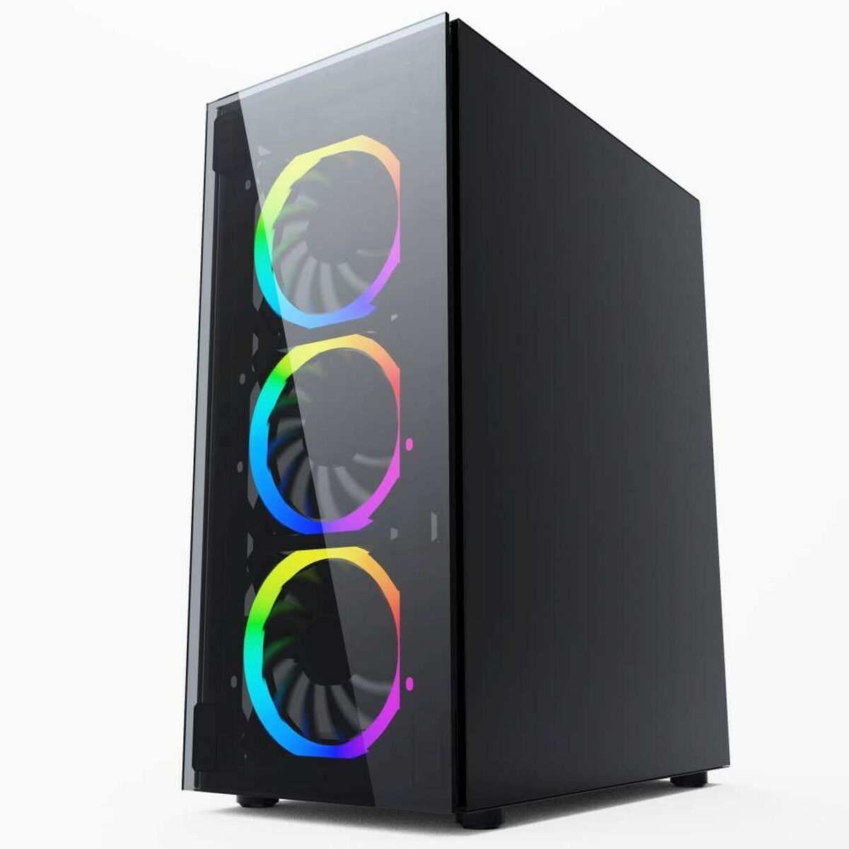 Afbeeldingen van ATX Semi-tower Box GEMBIRD CCC-FC-1500RGB Black