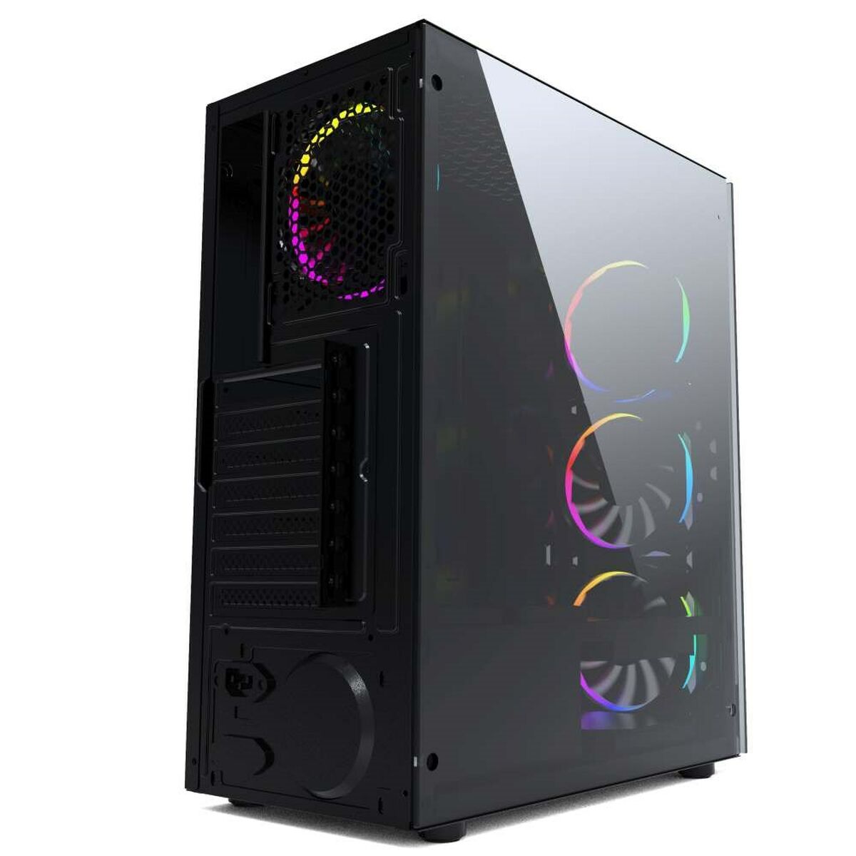 Afbeeldingen van ATX Semi-tower Box GEMBIRD CCC-FC-1500RGB Black