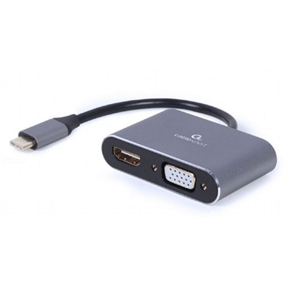 Adaptateur USB vers VGA/HDMI GEMBIRD A-USB3C-HDMIVGA-01