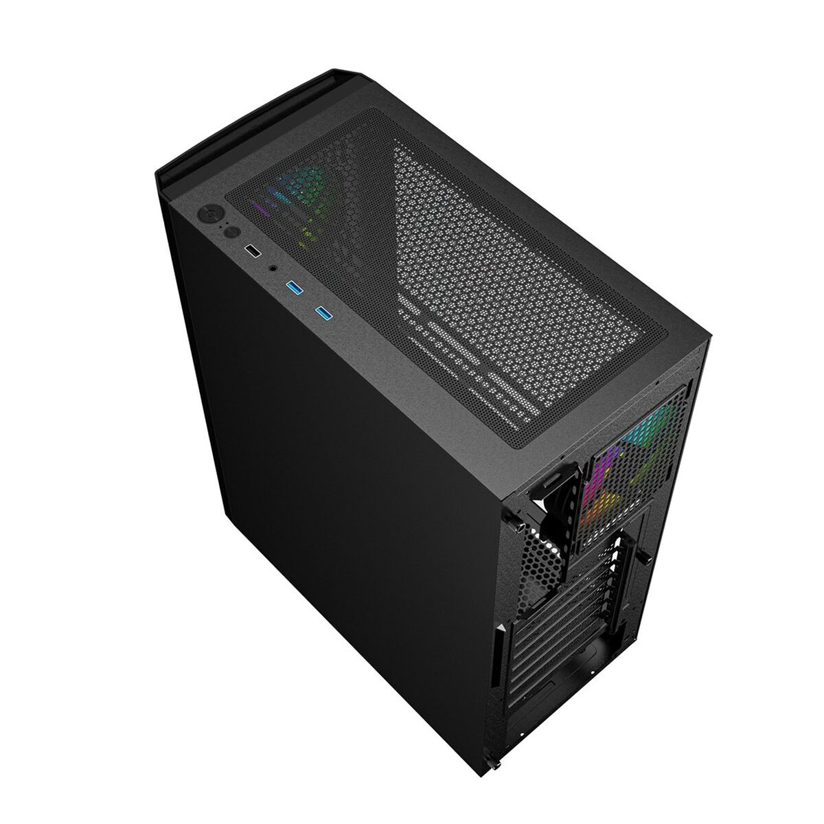 Afbeeldingen van ATX Semi-tower Box GEMBIRD CCC-FC-400X Black Multicolour