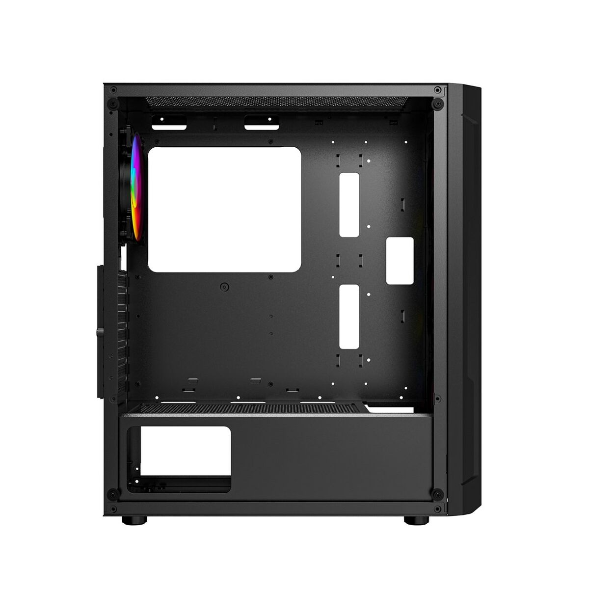 Afbeeldingen van ATX Semi-tower Box GEMBIRD CCC-FC-400X Black Multicolour