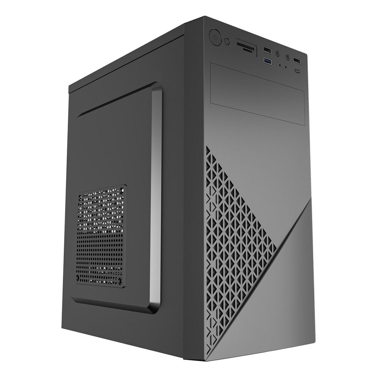 Κουτί Μέσος Πύργος ATX GEMBIRD CCC-FC-K170-600W Μαύρο