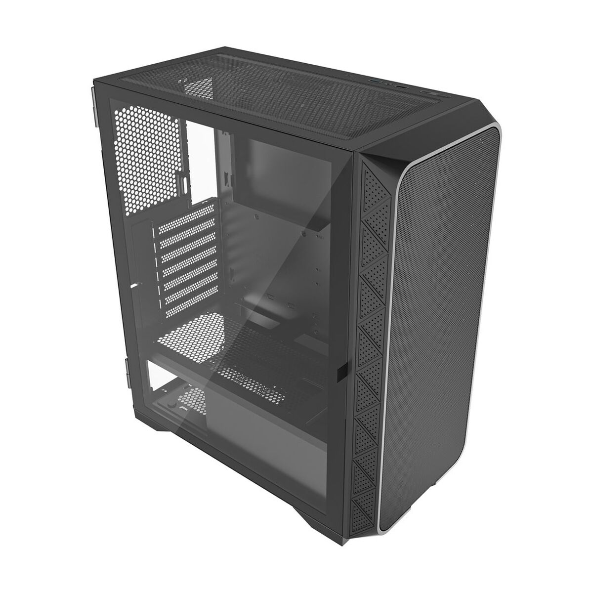 Afbeeldingen van ATX Semi-tower Box GEMBIRD CCC-FC-M200 Black