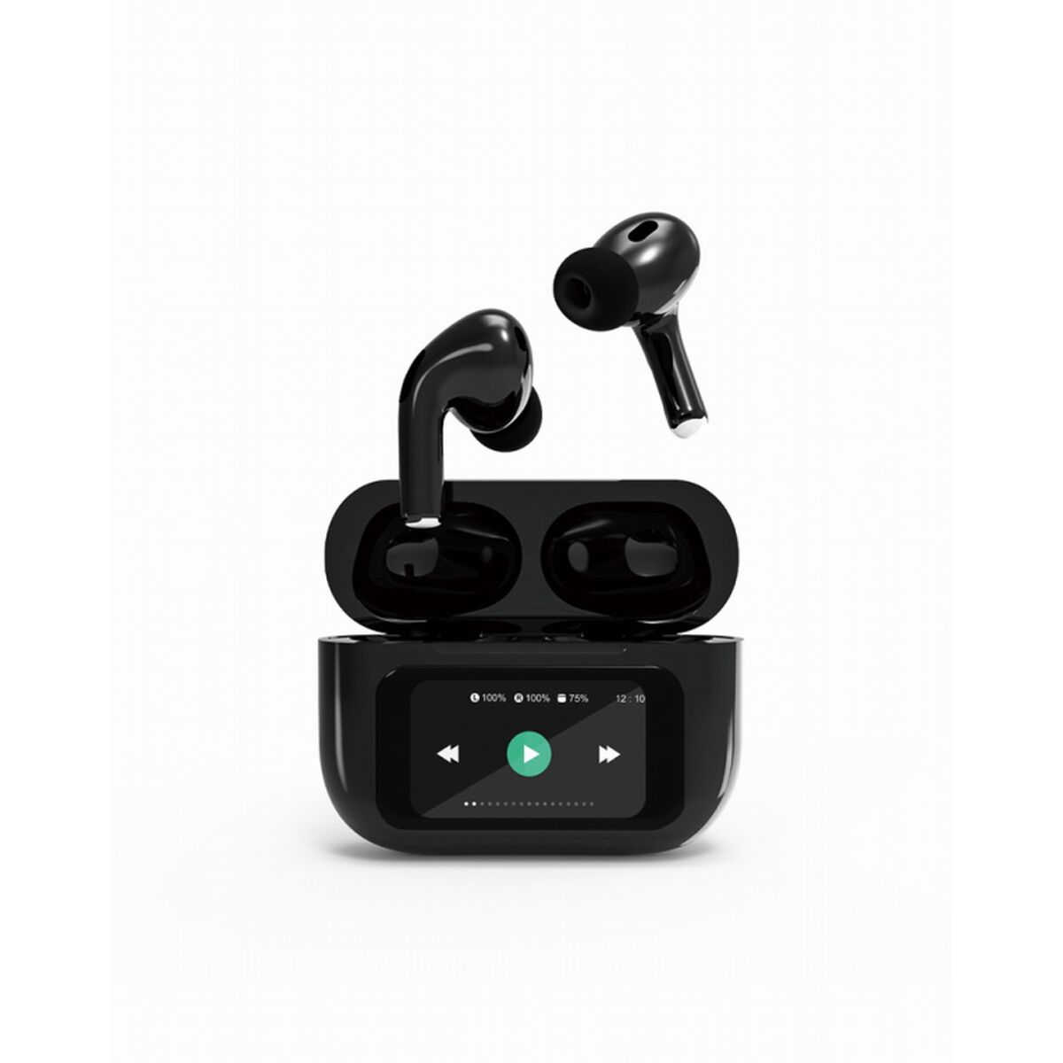 Casque GEMBIRD TWS-LCD-ANC-01-BK Noir