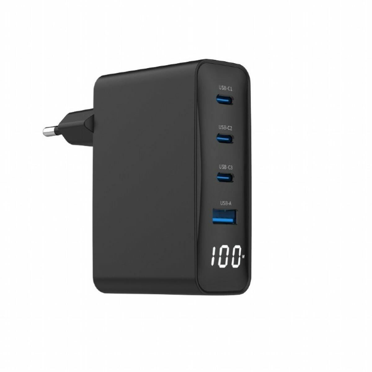 Chargeur mural GEMBIRD TA-UC-PDQC100LCD-01-BK