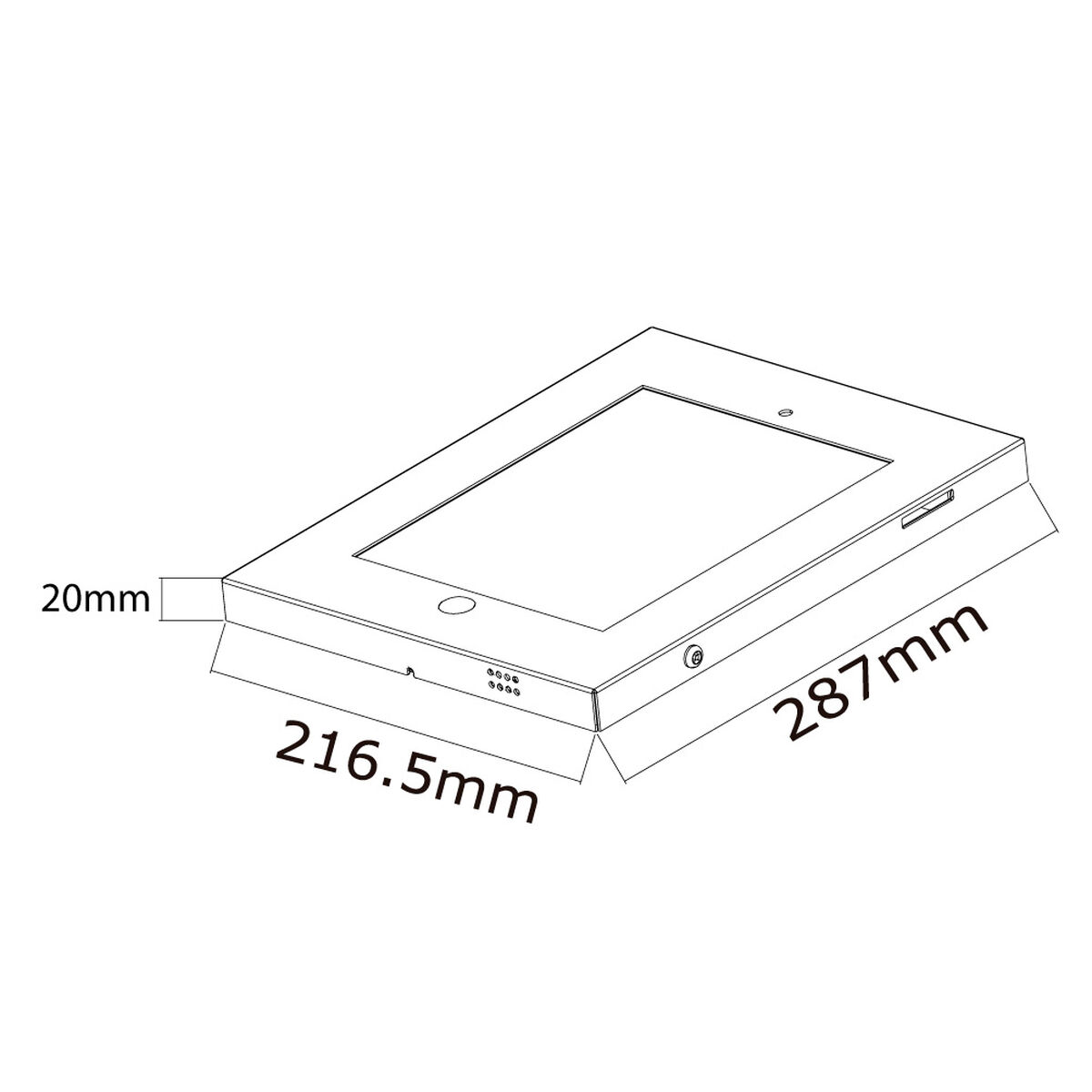Picture of TV Mount Neomounts IPAD2N-UN20BLACK 10 kg