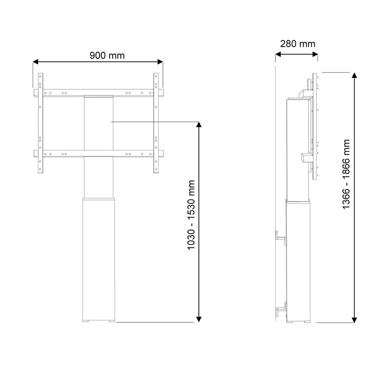 TV Mount Neomounts PLASMA-W2250SILVER 42" 100" 130 Kg