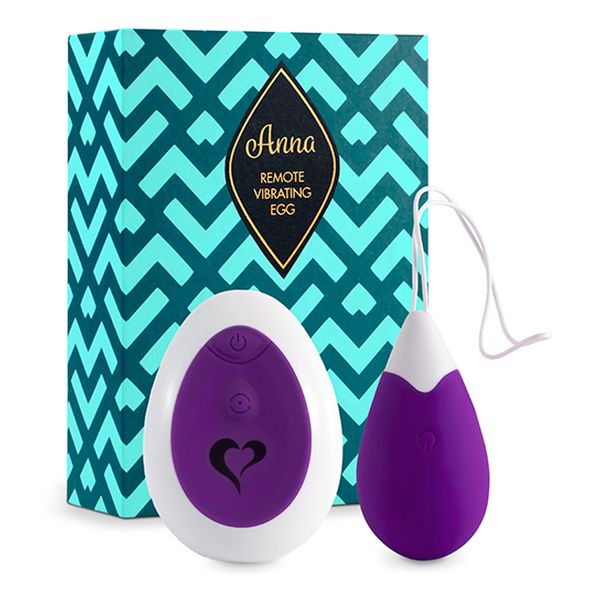 Télécommande pour œuf vibrant Anna violet FeelzToys 72916