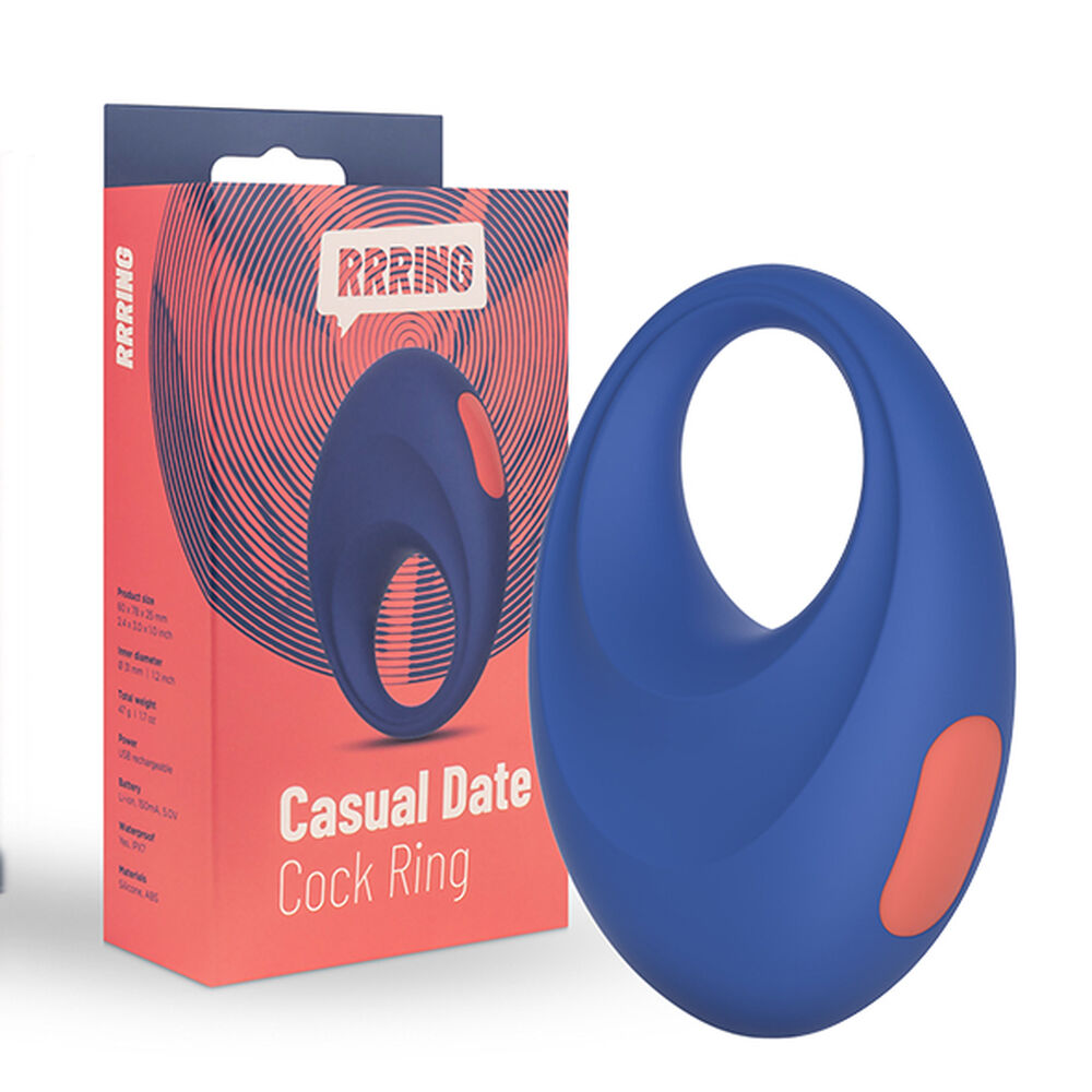 Cock Ring FeelzToys RRRING Casual Date Vibrator (31 mm)