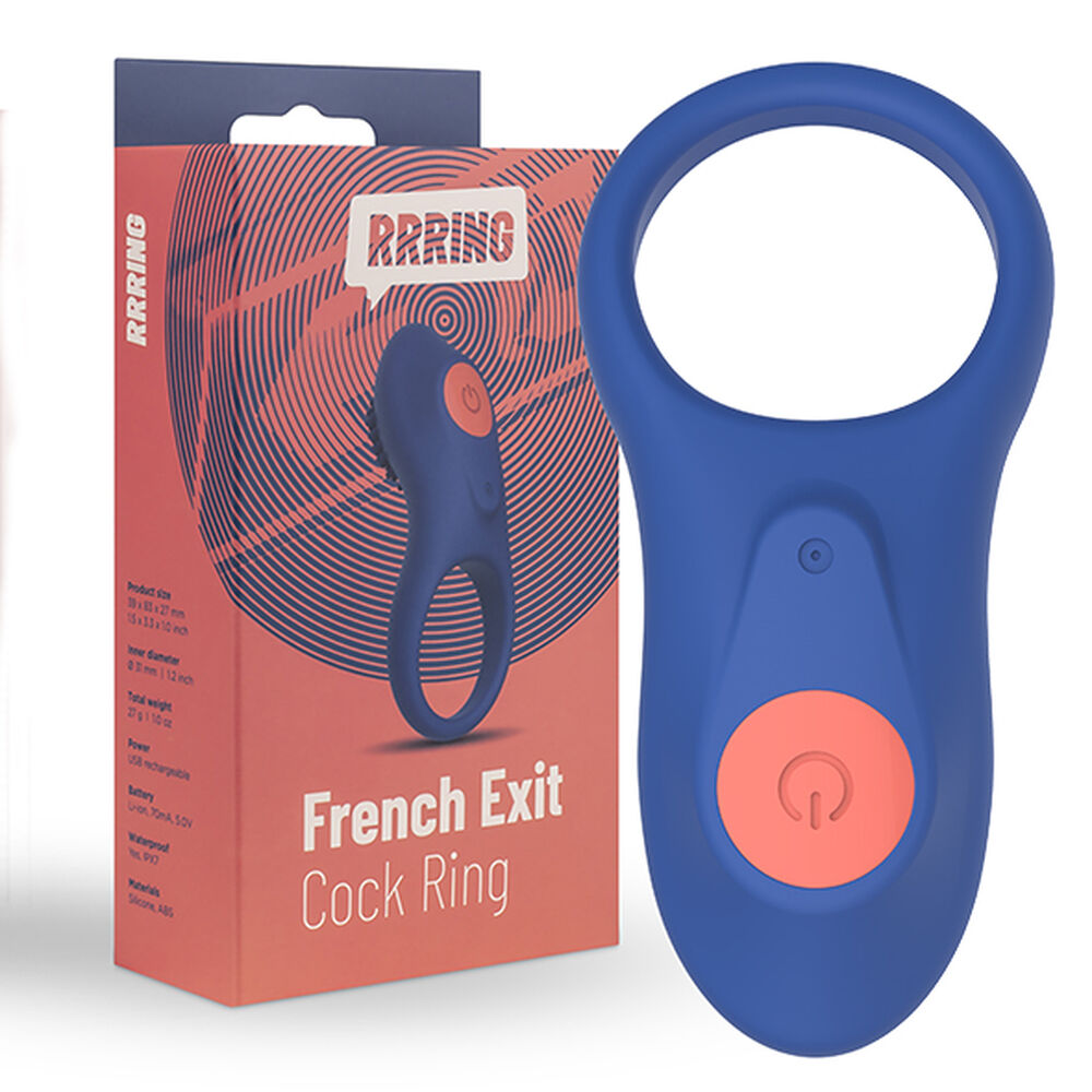 Cock Ring FeelzToys RRRING French Exit Vibrator (31 mm)