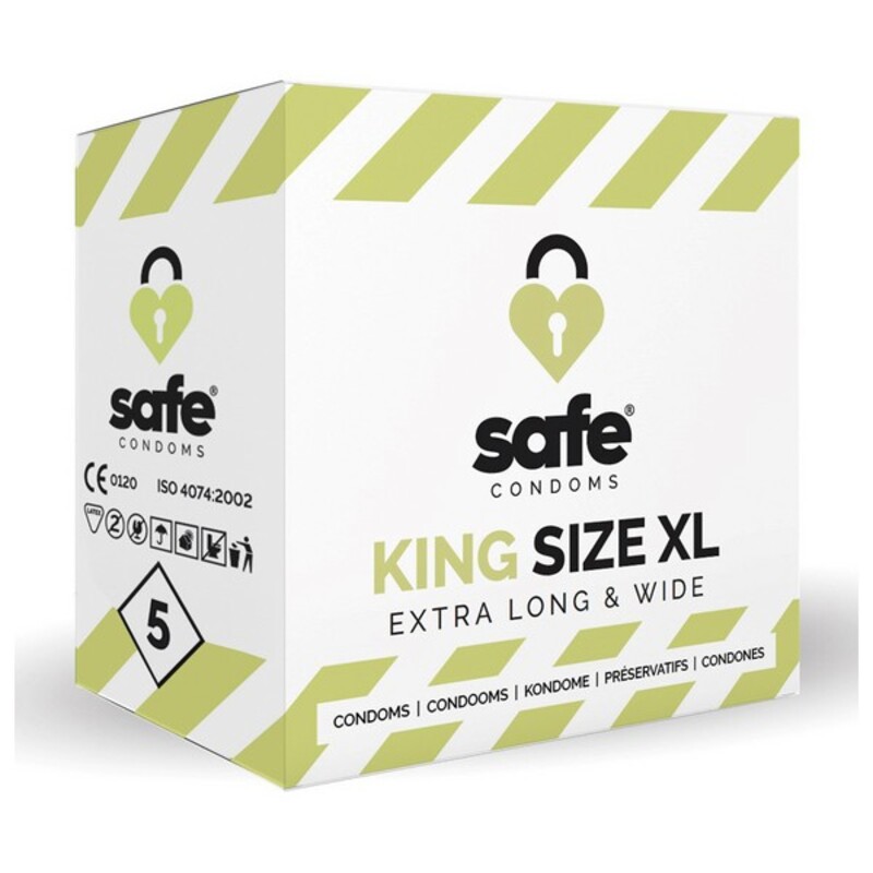 King XL Hudkondomer Safe