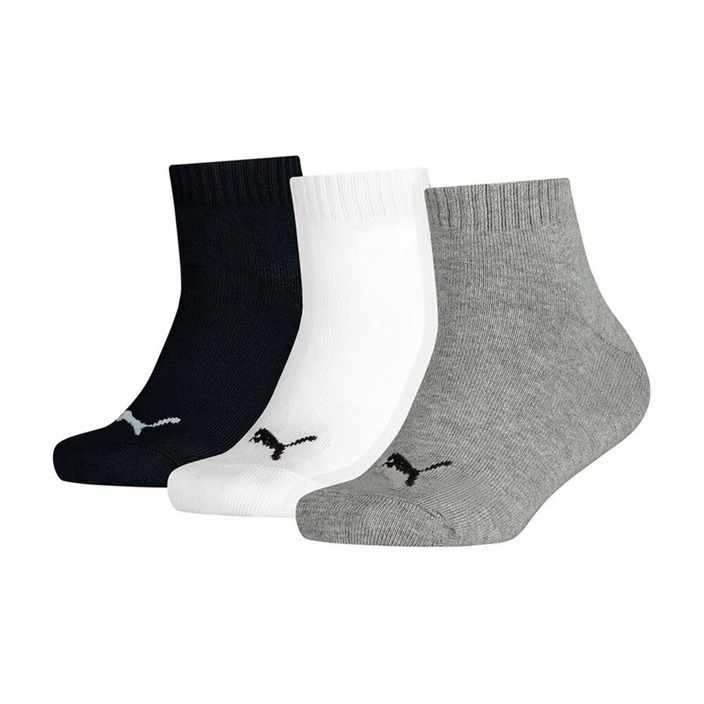 Sports Socks Puma Quarter Multi Black (31-34)