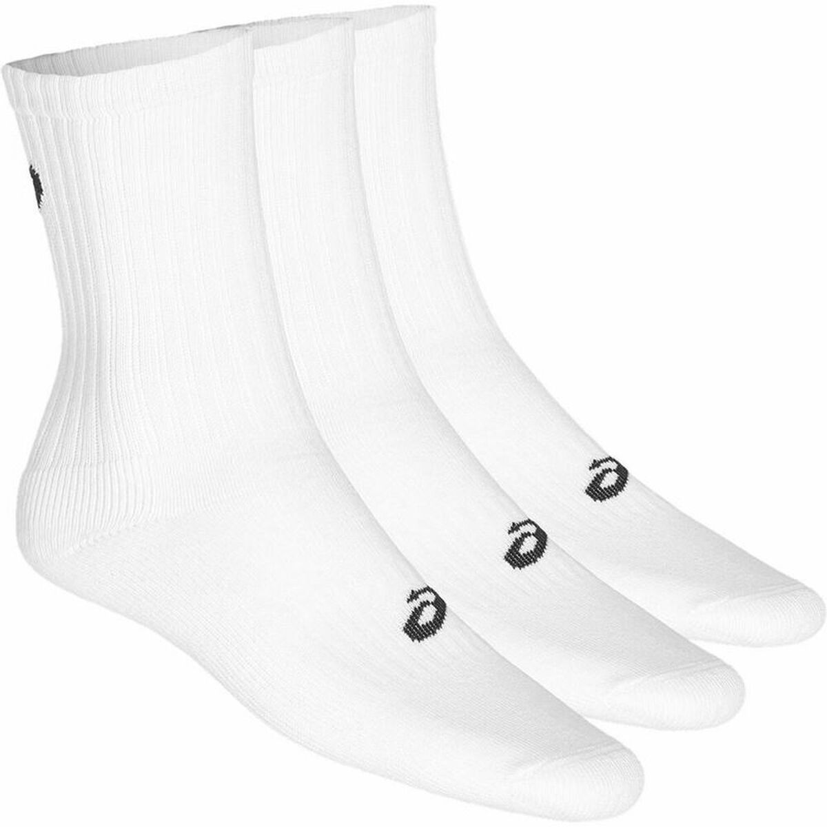 Image secondaire de Chaussettes de Sport Asics Crew 3PPK Blanc