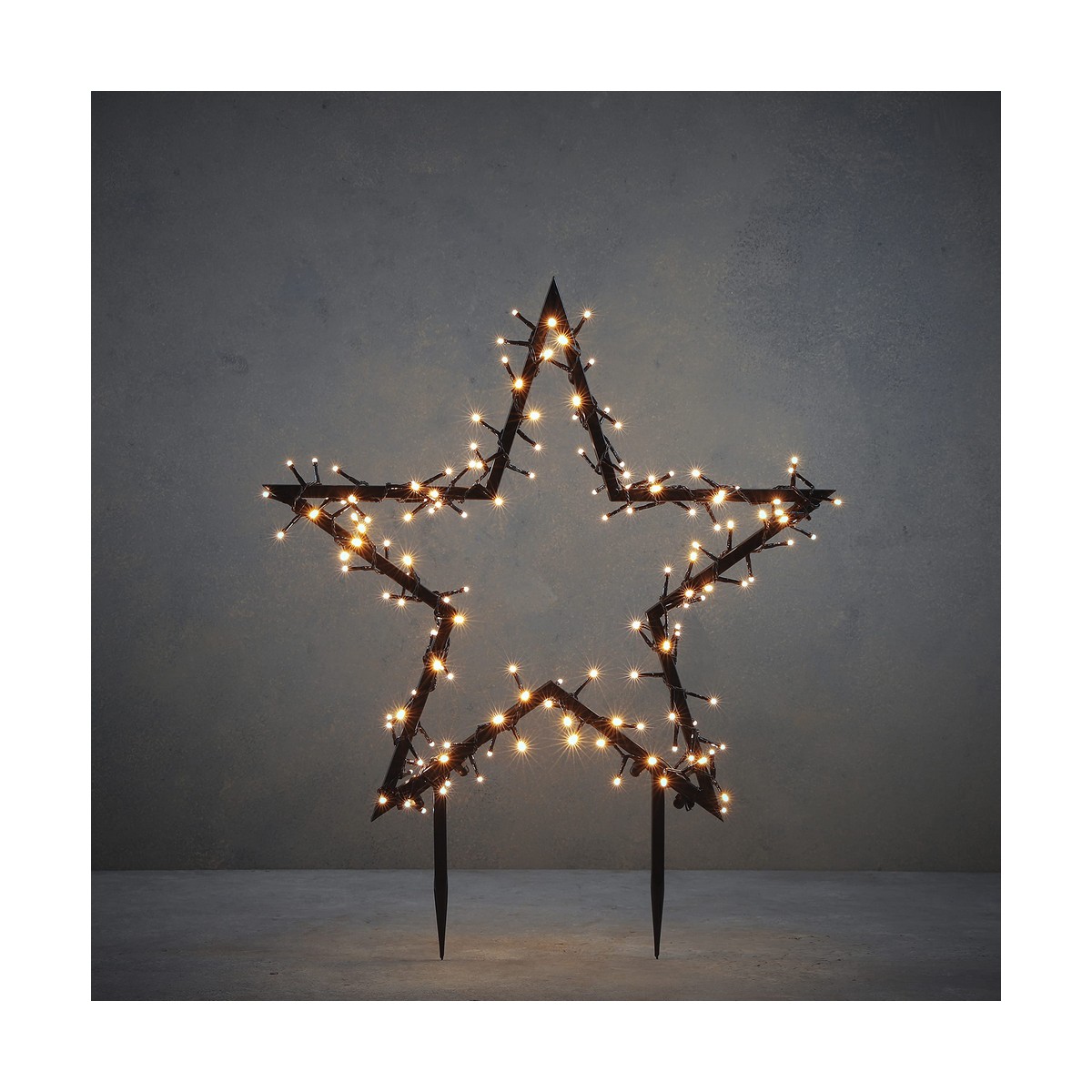 Étoile de Noël Luca Vert tendre 60 x 73 cm