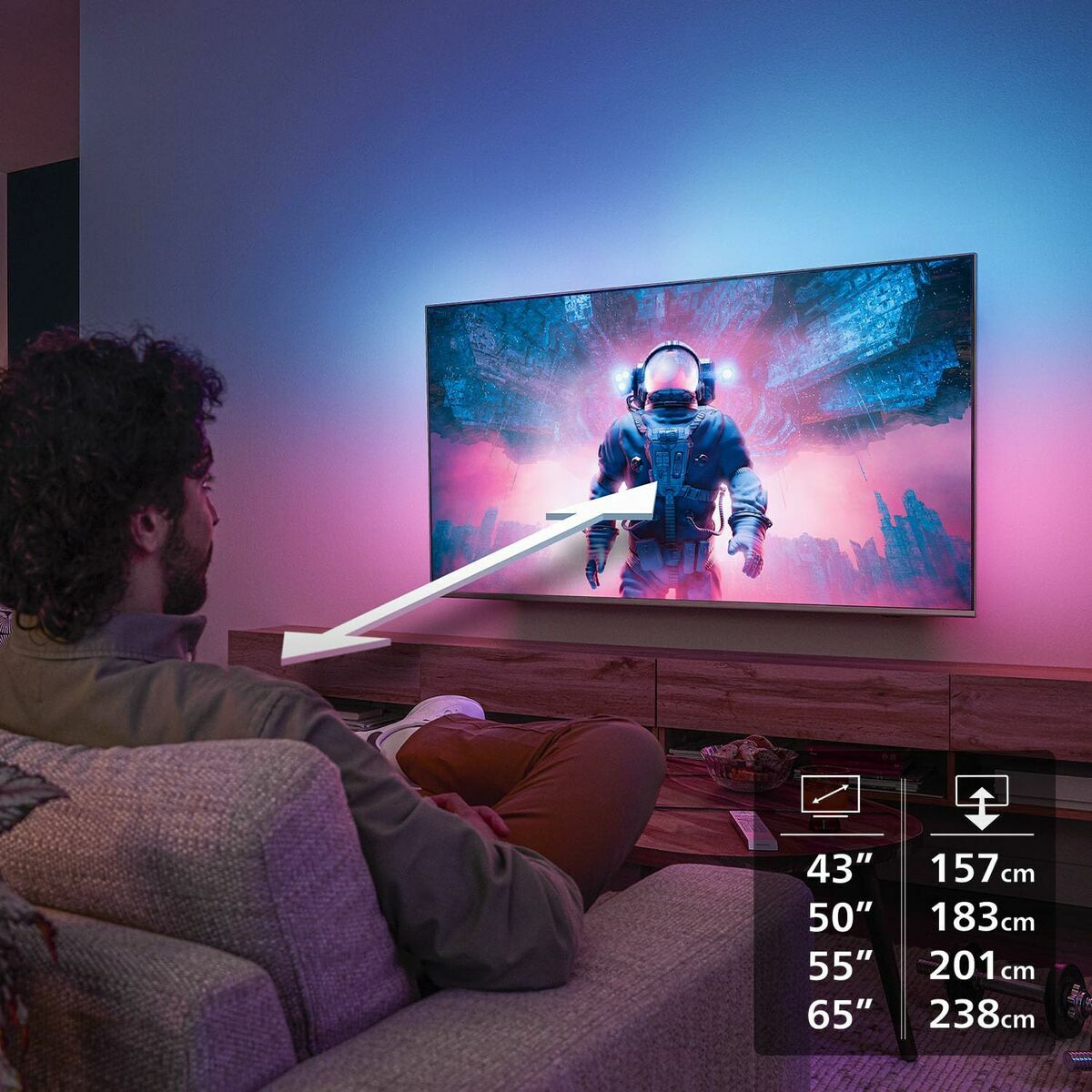 Smart TV Philips 43PUS9010/12 43" 4K Ultra HD LED HDR QLED