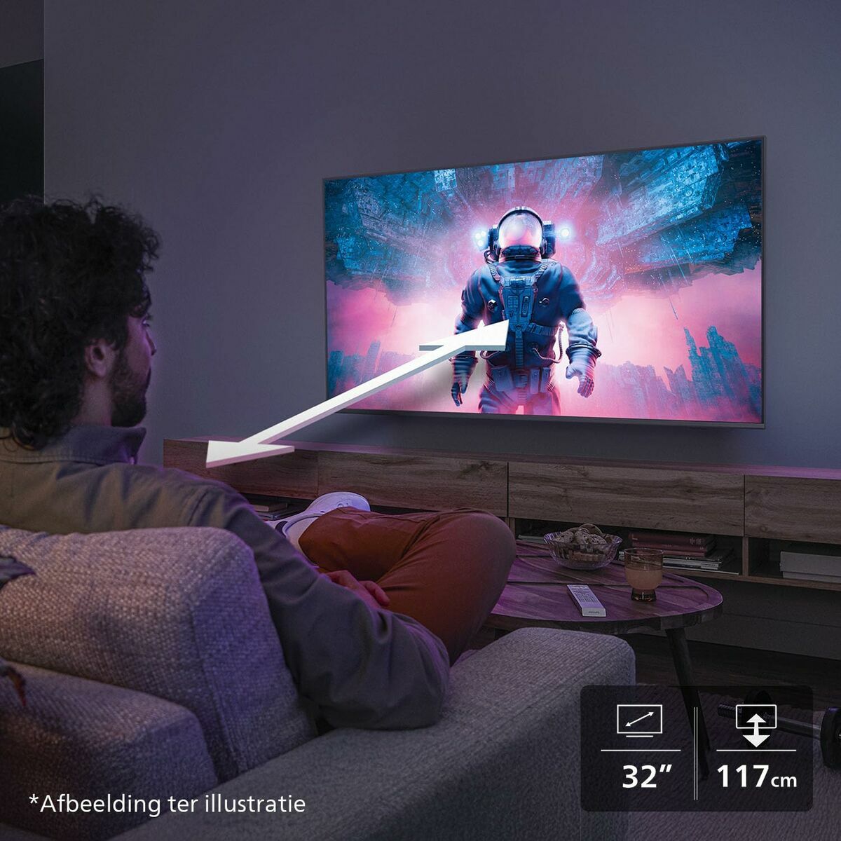 Smart TV Philips 32PFS6000 32" Full HD LED HDR LCD
