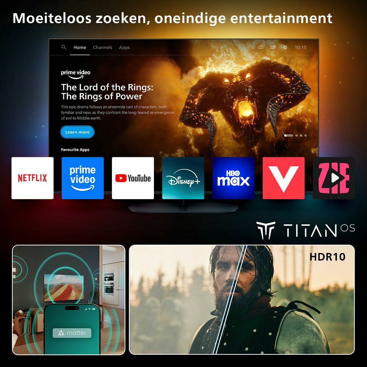 Smart TV Philips 32PFS6000 32" Full HD LED HDR LCD