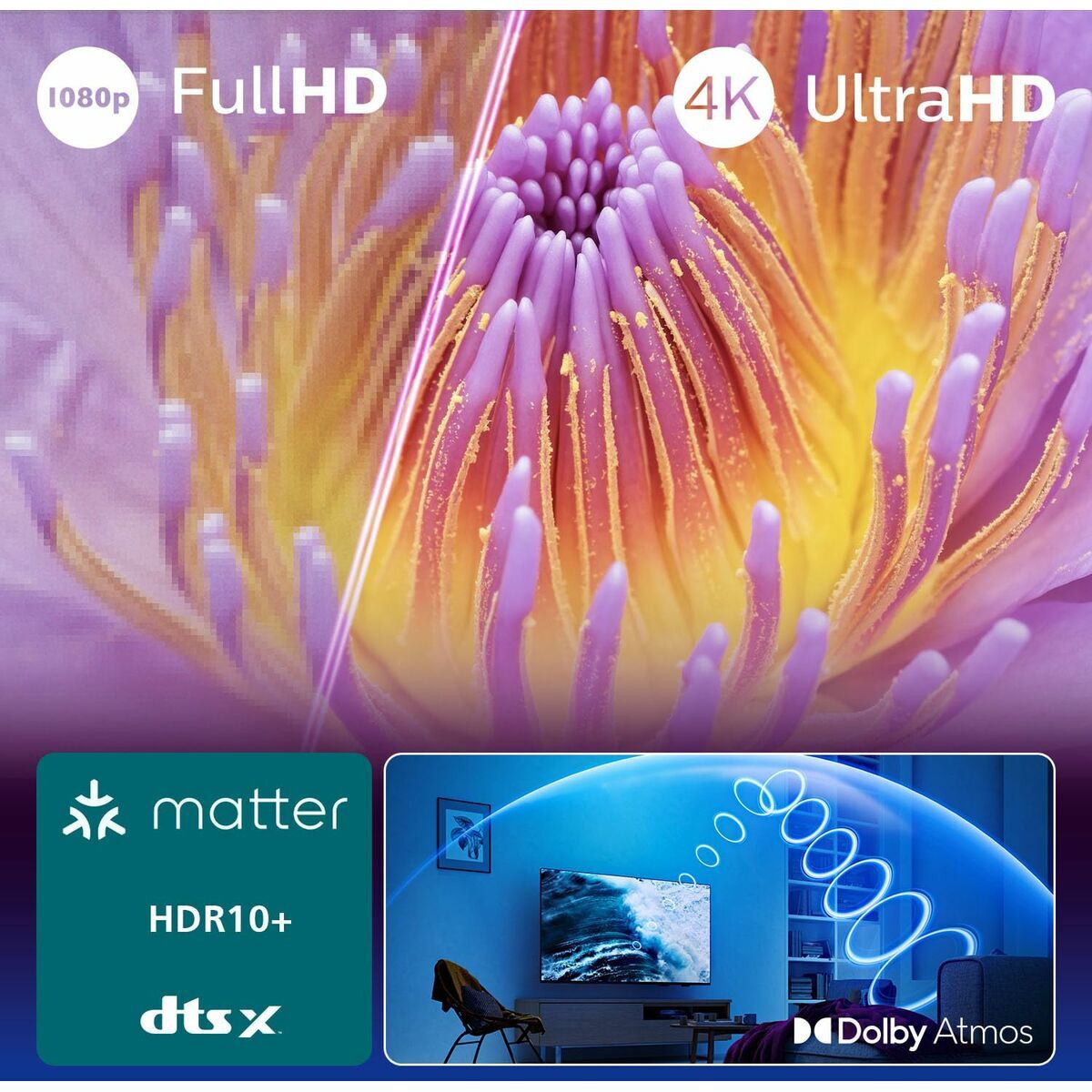 Smart TV Philips 43PUS7000/12 43" 4K Ultra HD LED HDR