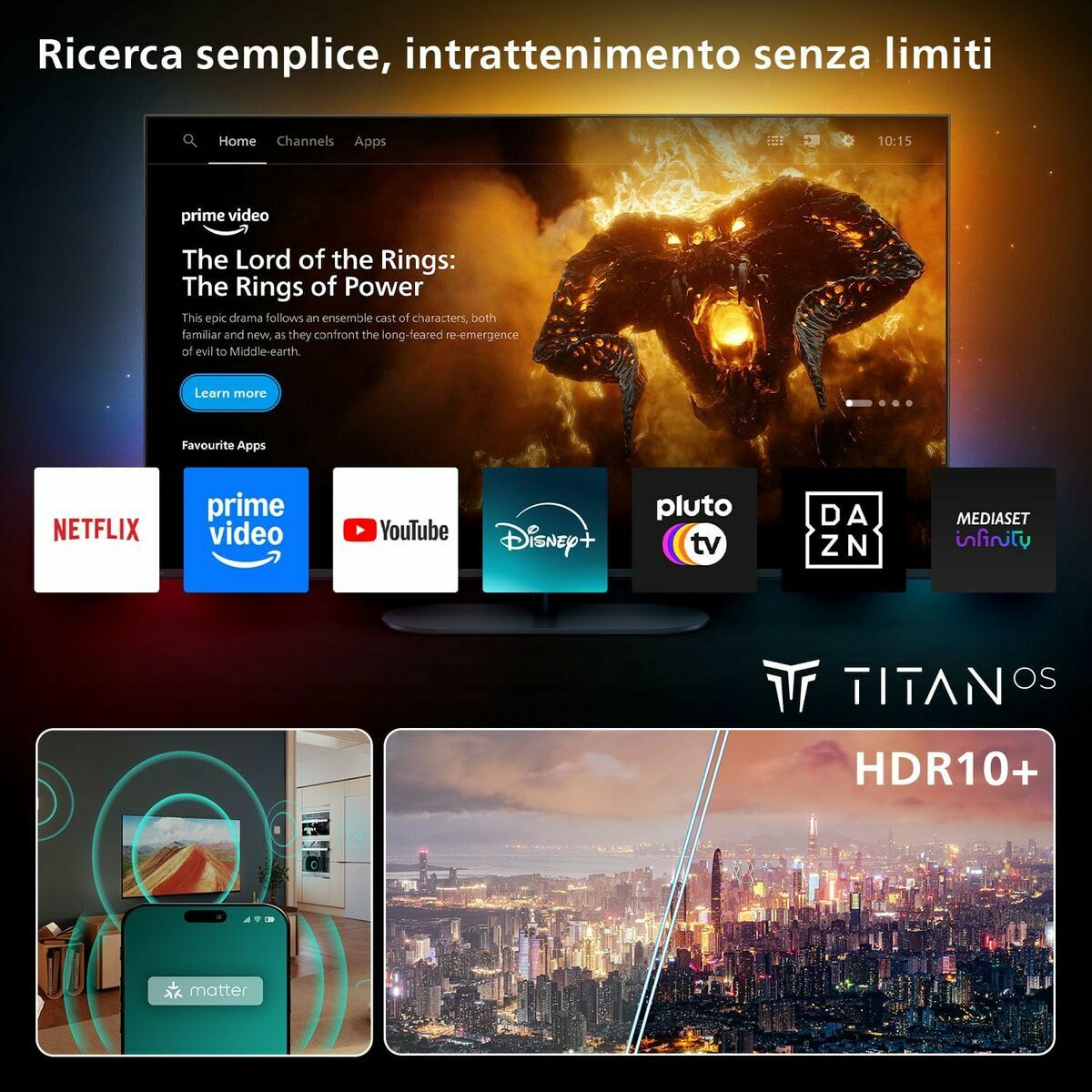 Smart TV Philips 50PUS7000 50" 4K Ultra HD LED HDR