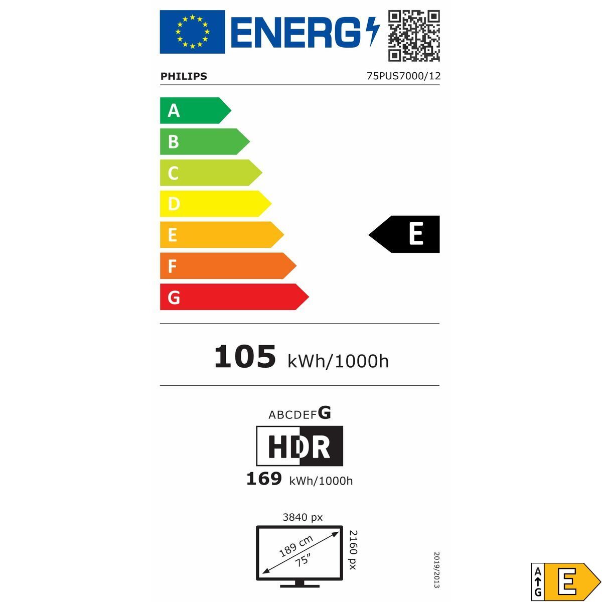 Afbeeldingen van Smart TV Philips 75PUS7000/12 75" 4K Ultra HD LED HDR