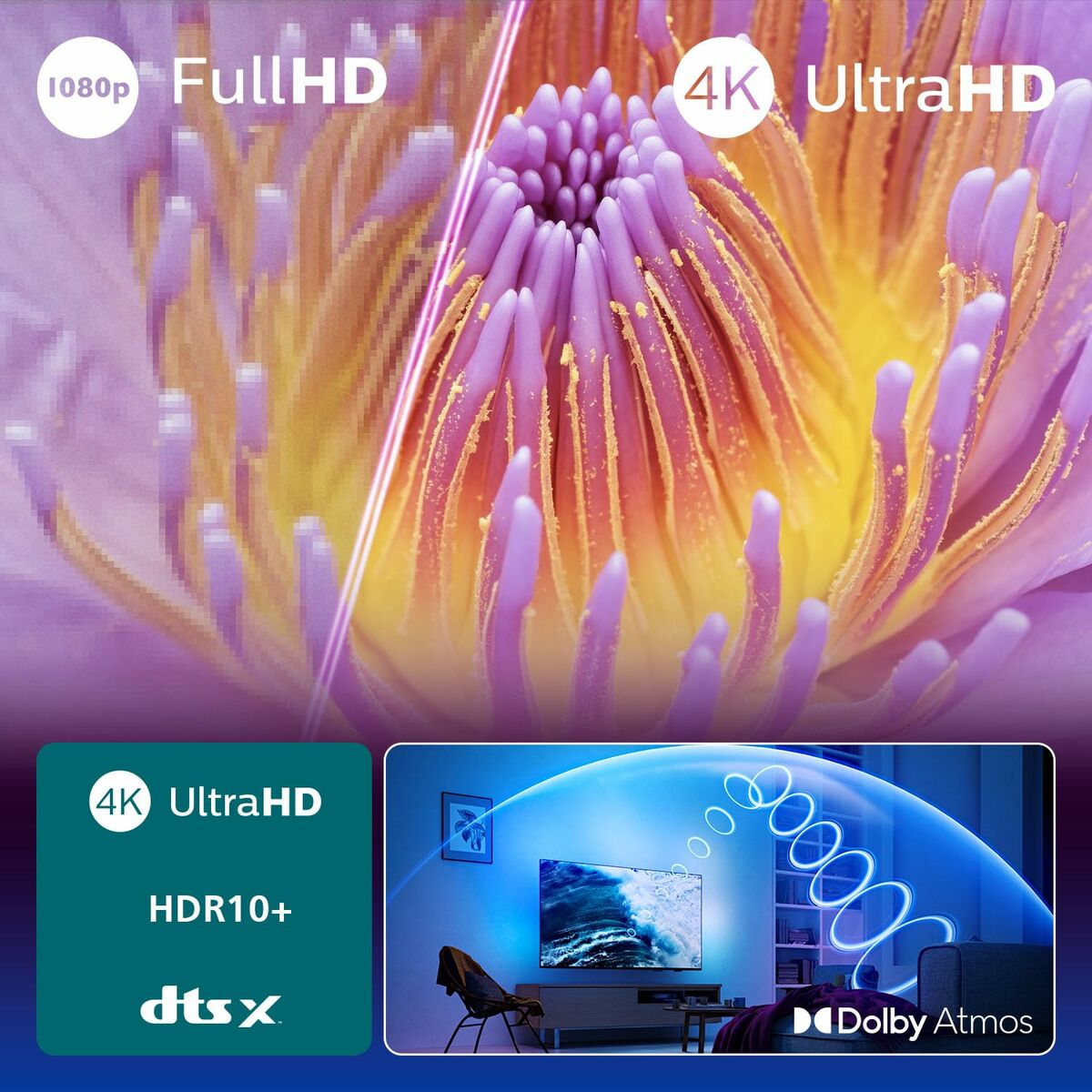 Picture of Smart TV Philips 43PUS8010/12 4K Ultra HD 43" LED HDR