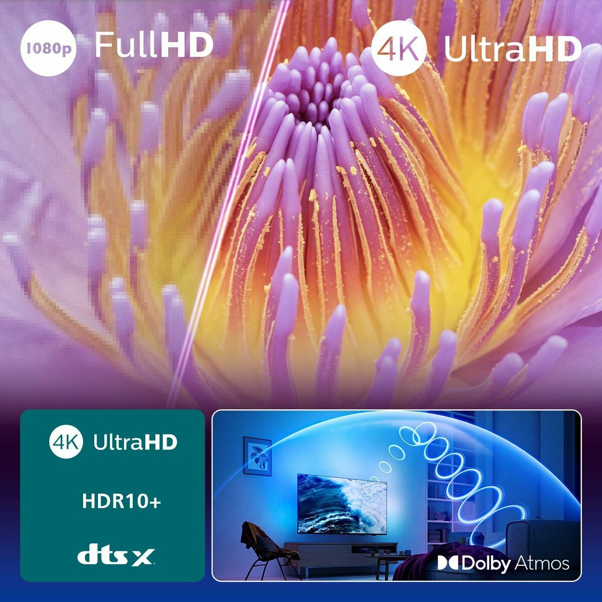 Afbeeldingen van Smart TV Philips 50PUS8010 4K Ultra HD 50" LED