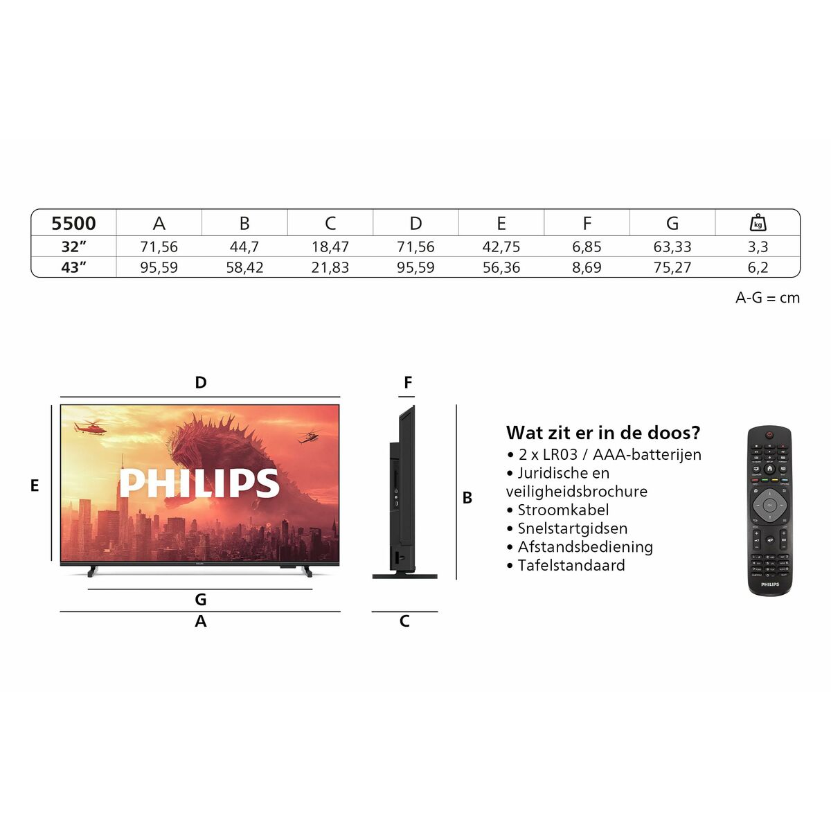 Picture of Smart TV Philips 32PHS5500/12 32" LED (Refurbished A)