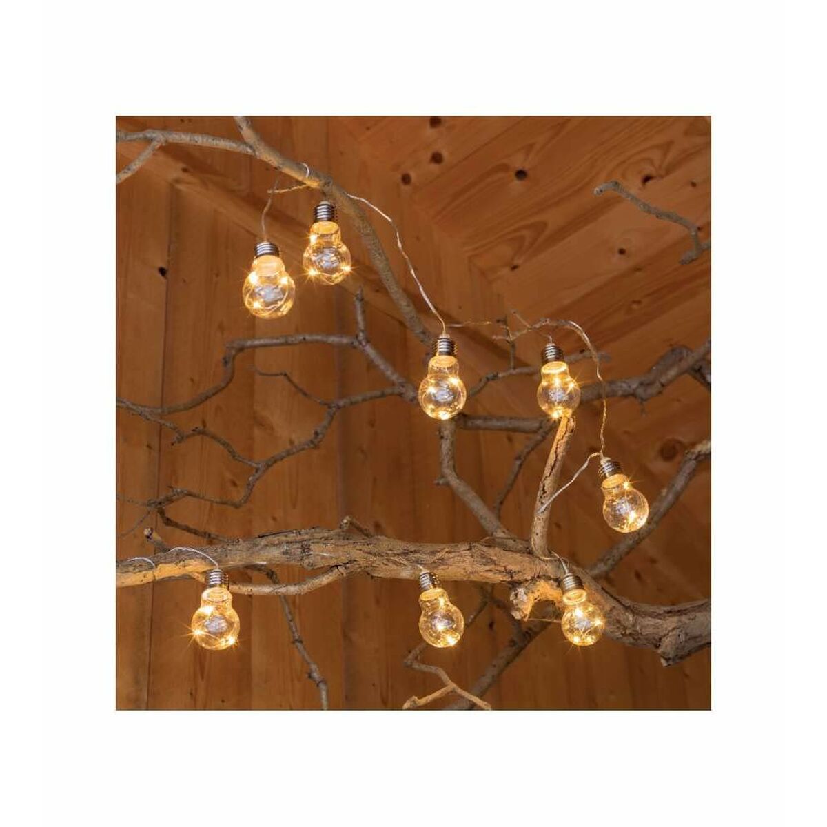 Wreath of LED Lights Lumineo Exterior Solar Light bulb (4,5 m)