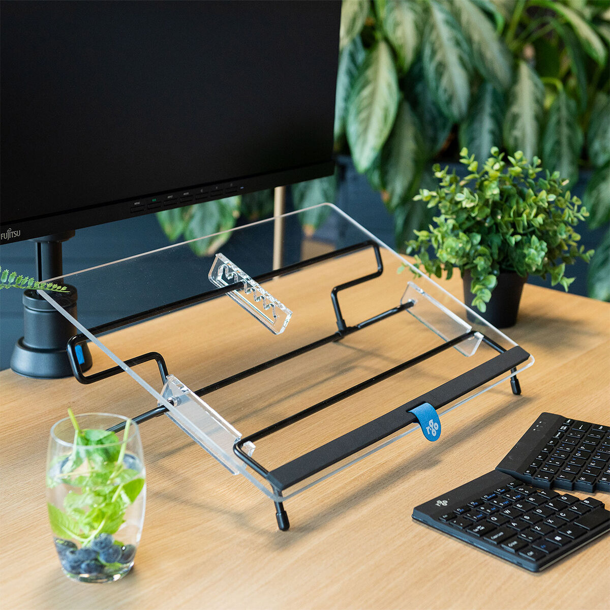 Picture of Carpet R-Go FLEX READ DOCUMENT HOLDER Black Transparent