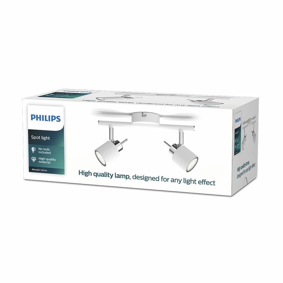 Image secondaire de Lumière Philips meranti Blanc GU10 (2 Unités)