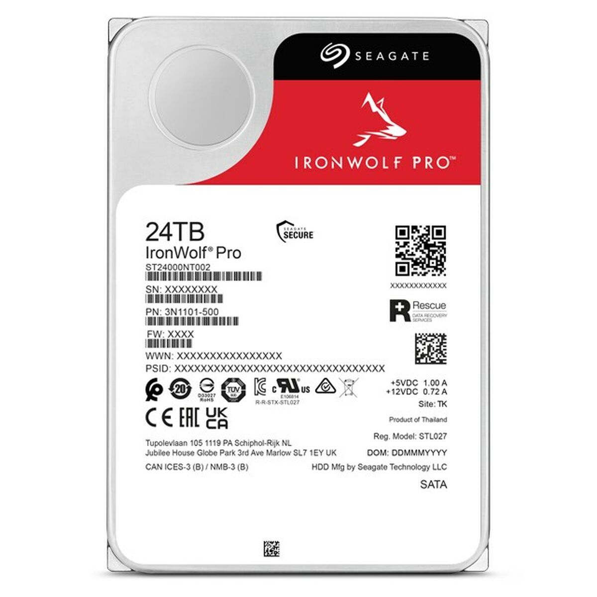 Picture of Hard Drive Seagate ST24000NT002 24 TB 3,5"