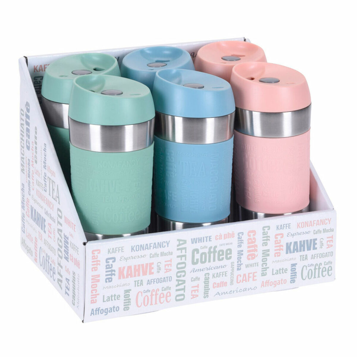 Thermal Cup with Lid Multicolour 350 ml, view 2