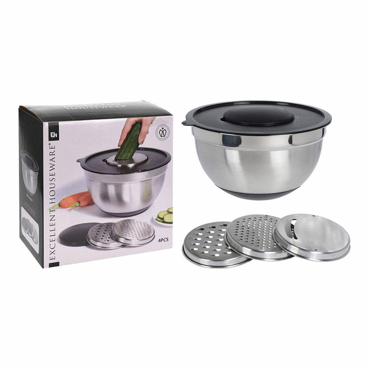 Image secondaire de Gratoir Excellent Houseware a12405340 Acier inoxydable