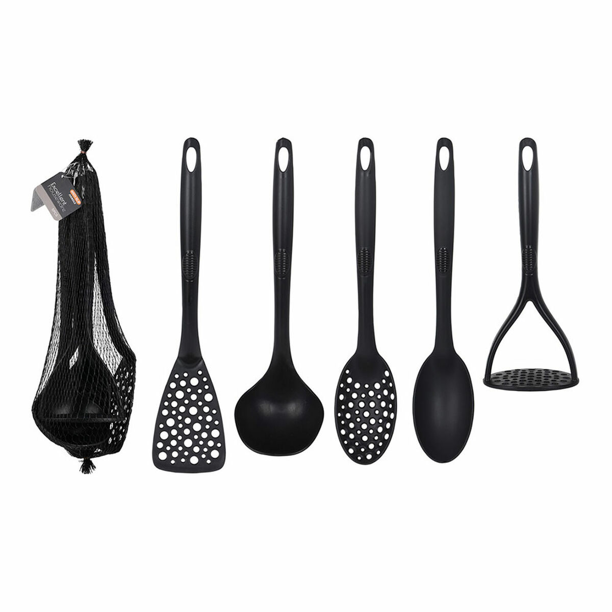 Ensemble d'ustensiles de cuisine Lifetime Noir Plastique 5 Pièces