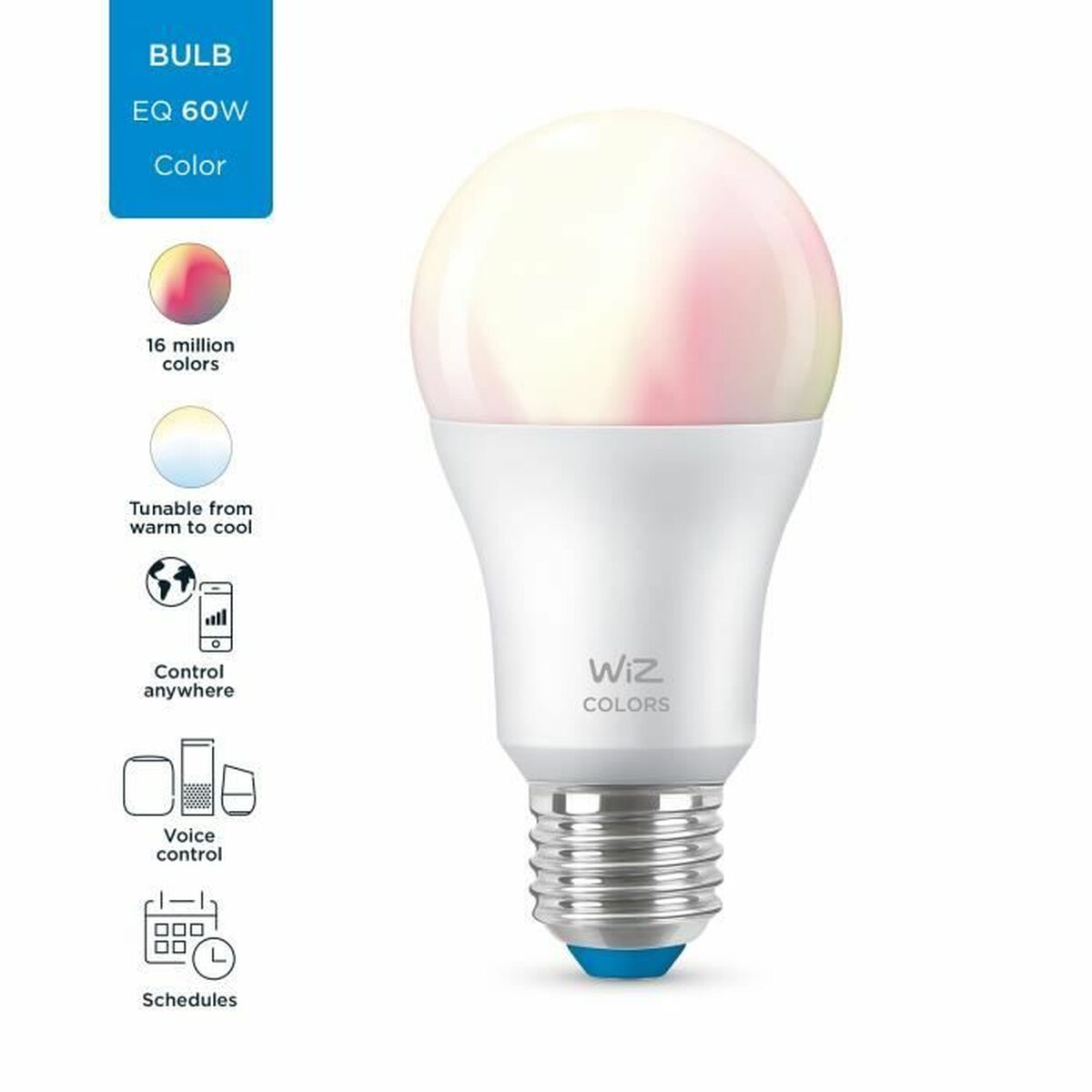 Ledlamp Wiz 929003601001 Wit F 60 W E27 806 lm